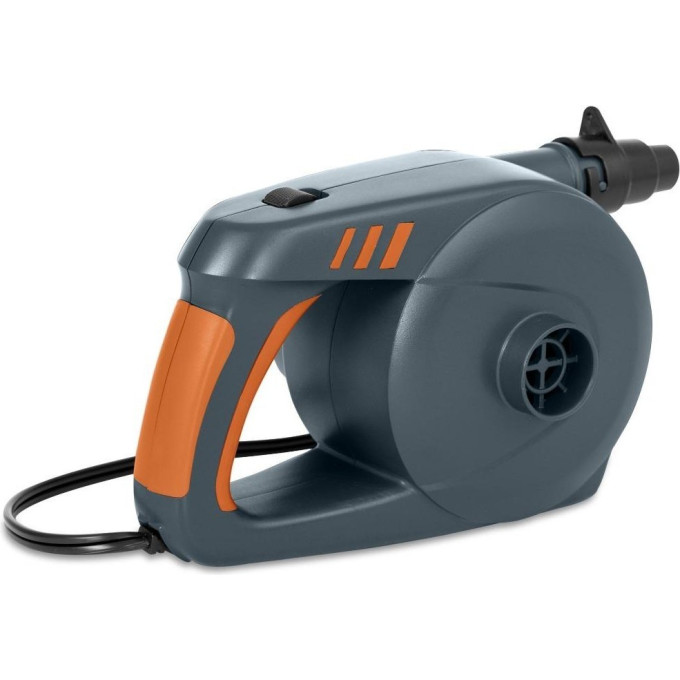 Насос электрический BESTWAY POWERGRIP DC 12В от прикуривателя, 3 насадки в комплекте 62164 BW